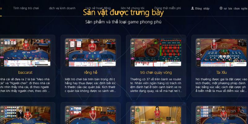 Những game chơi đẳng cấp tại DG casino